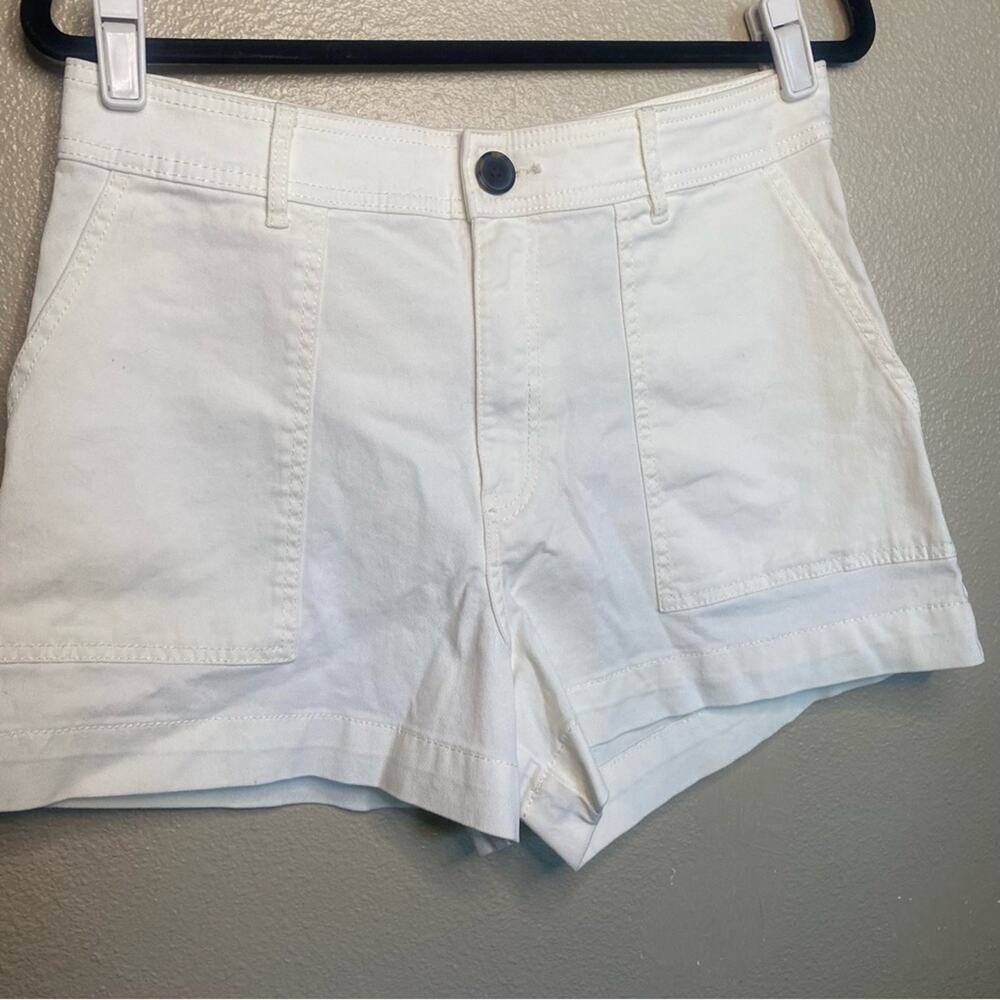 H&M white shorts size 12 classic minimalist